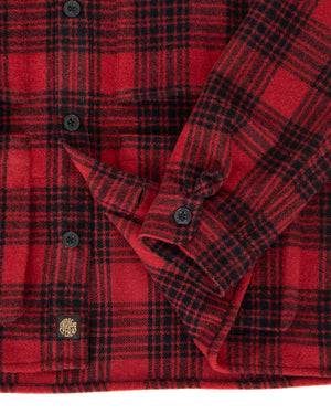 Indigofera Holt Shirt, Red / Black Check