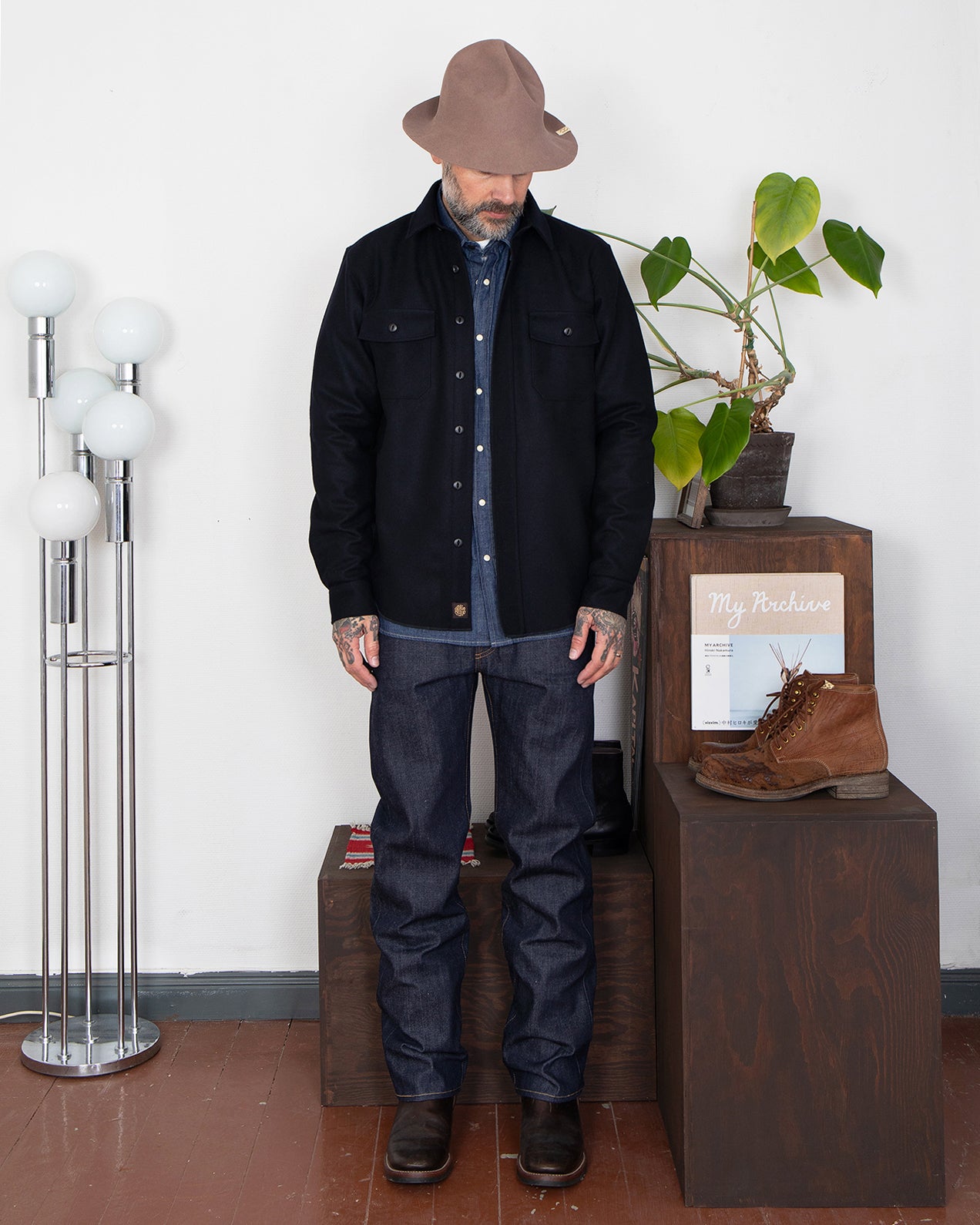 Indigofera Iconic Shirt, Dark Navy