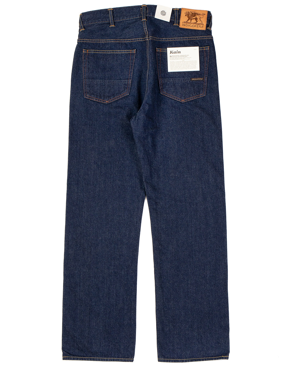 Indigofera Kain Jeans, Vintage 70s Denim, Rinsed