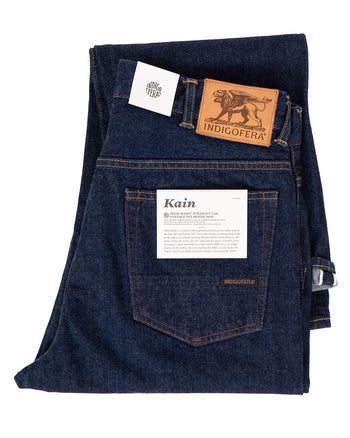 Indigofera Kain Jeans, Vintage 70s Denim, Rinsed