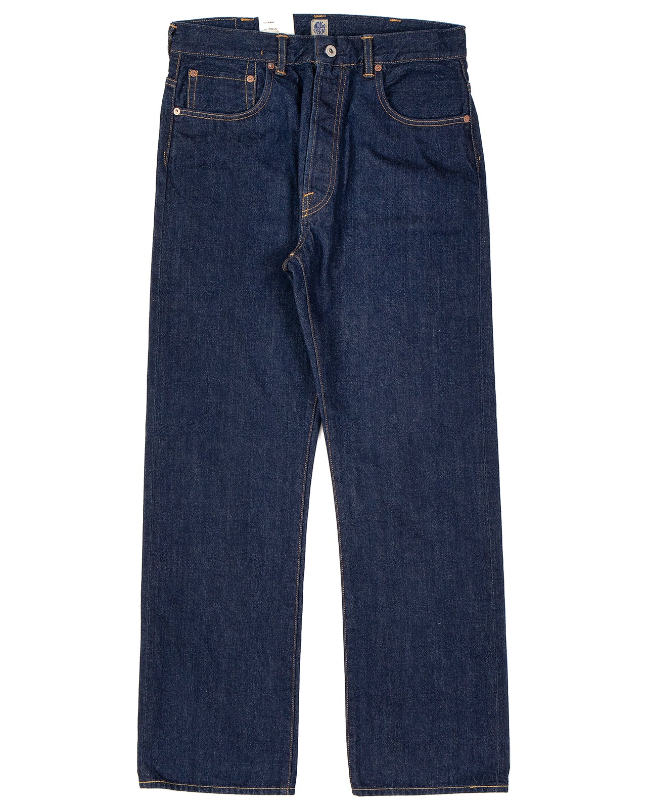 Indigofera Kain Jeans, Vintage 70s Denim, Rinsed