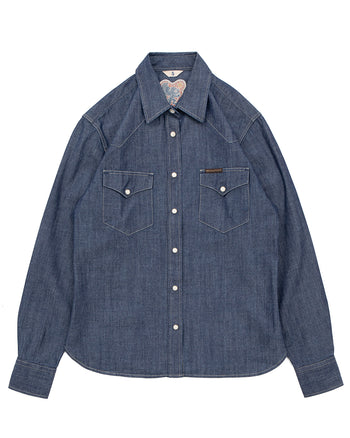 Indigofera Kate Shirt, Indigo Chambray