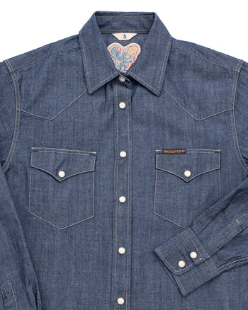 Indigofera Kate Shirt, Indigo Chambray