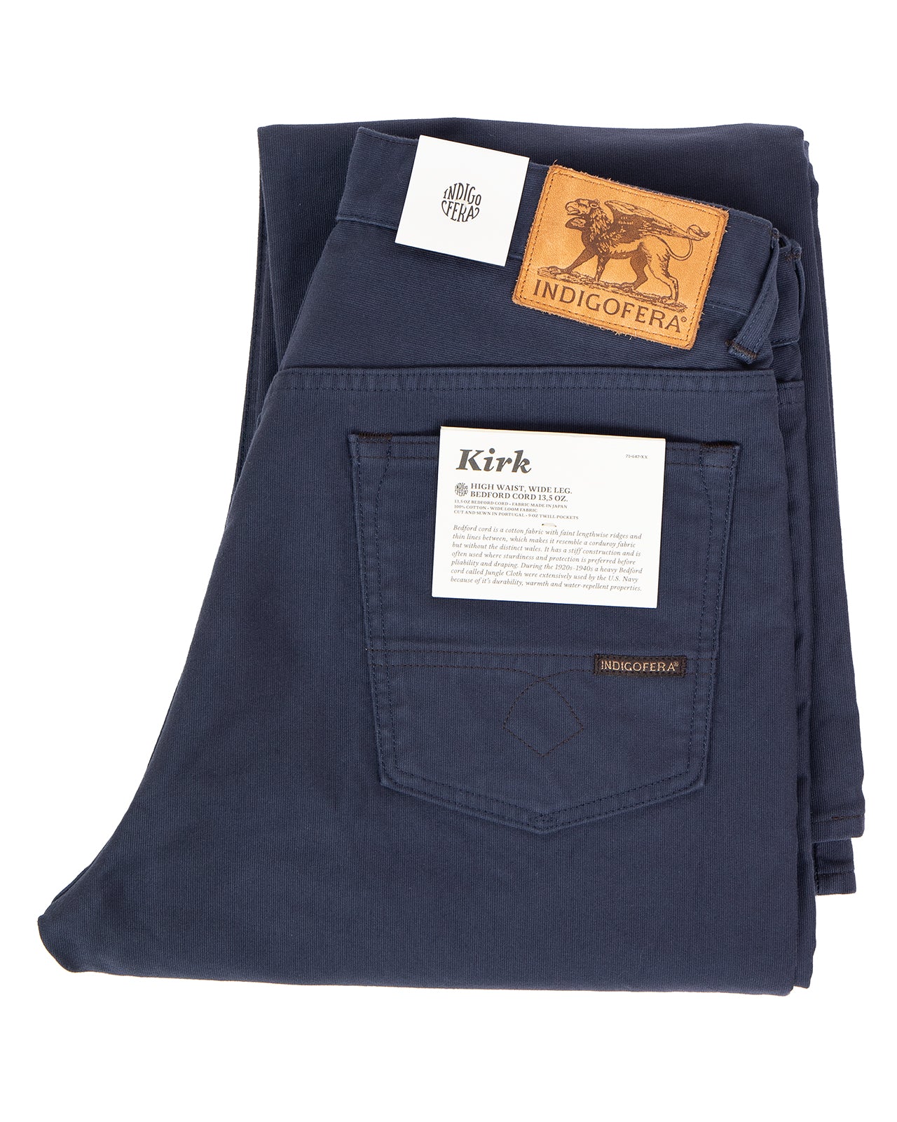 Indigofera Kirk Pants, Bedford Navy
