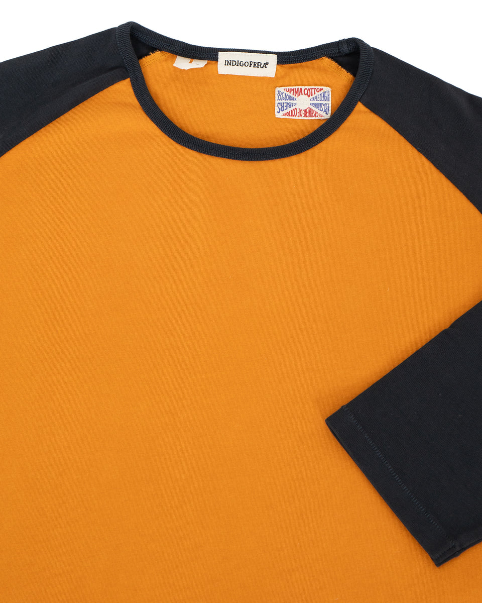 Indigofera Leon Raglan Sweater, Orange / Marshall