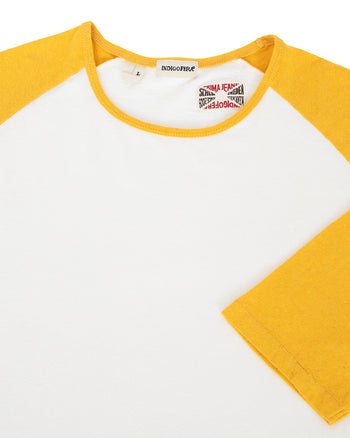 Indigofera Leon Raglan Sweater, Cocatoo / Yellow