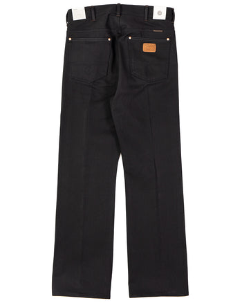 Indigofera Wyatt Jeans, Uneven Broken Twill Black