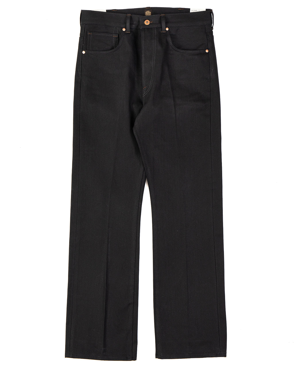 Indigofera Wyatt Jeans, Uneven Broken Twill Black