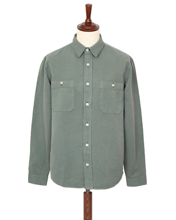 Indigofera McAllen Shirt, Cotton / Linen, Sage