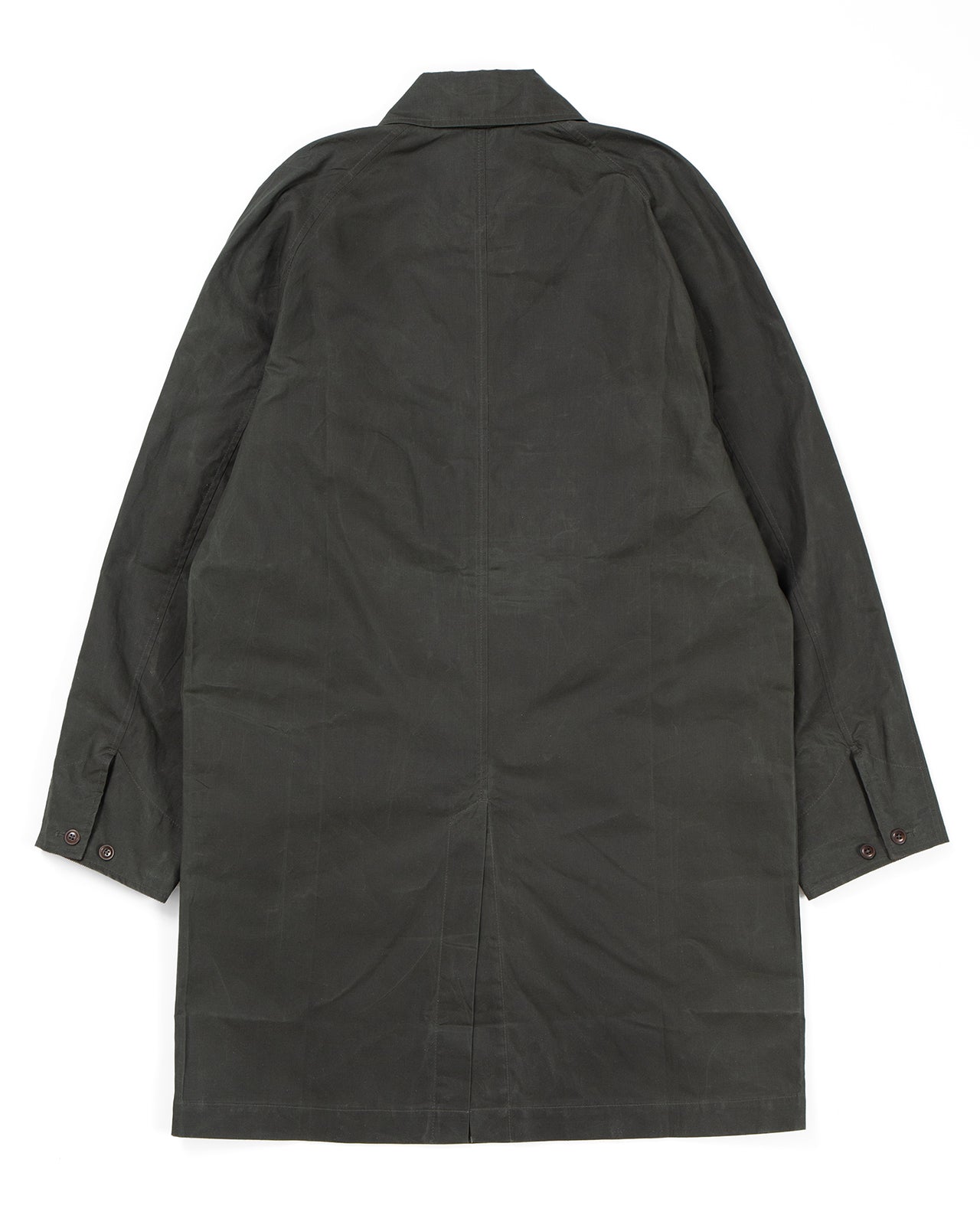 Indigofera Raven Coat, Coated Cotton Twill