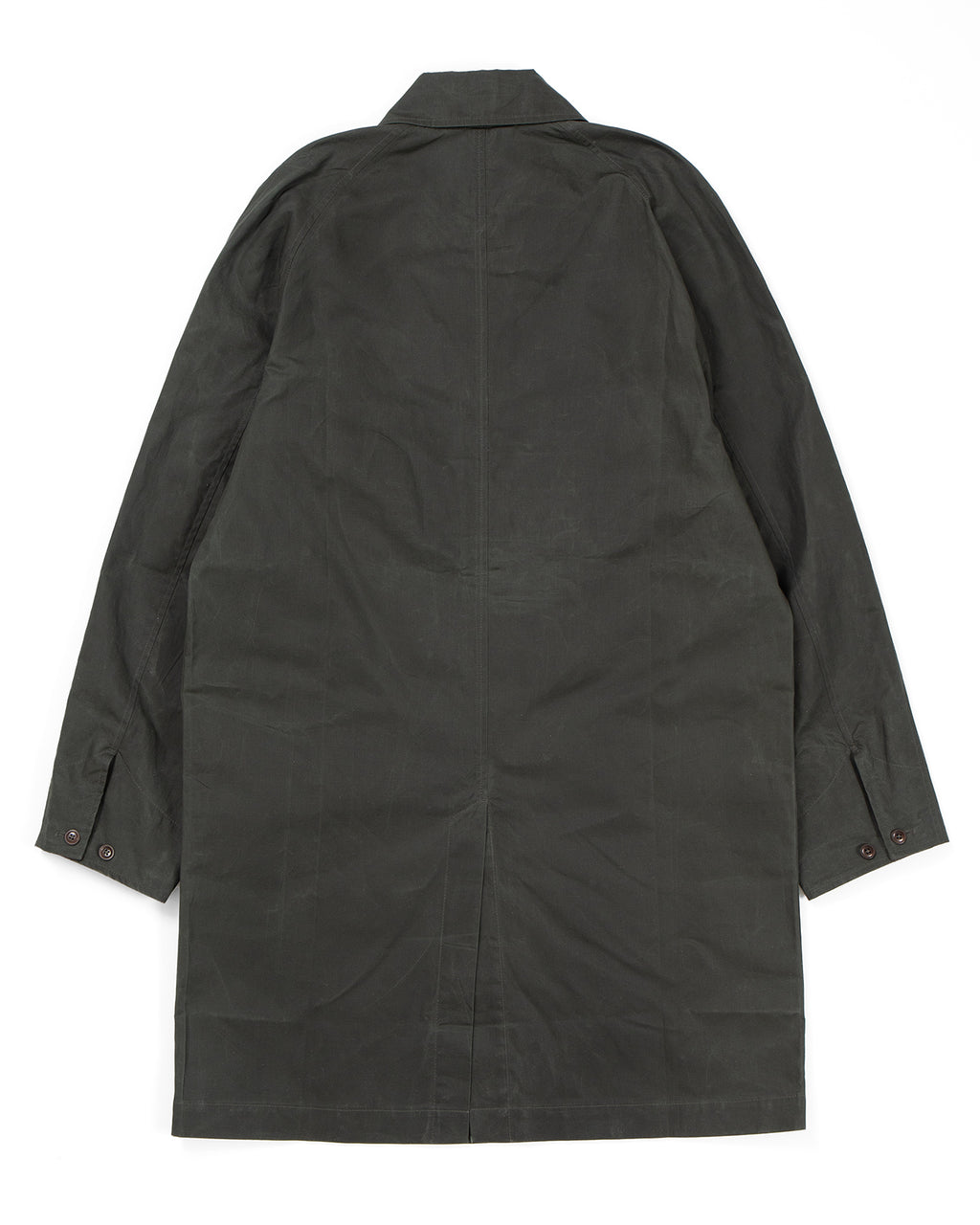 Indigofera Raven Coat, Coated Cotton Twill