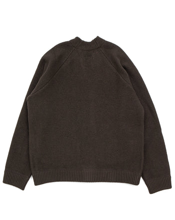 Indigofera Roan Wool Cardigan, Charcoal