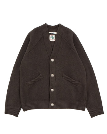 Indigofera Roan Wool Cardigan, Charcoal