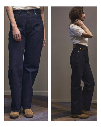 Indigofera Roslyn Jeans, Vintage 70's Denim, Rinse