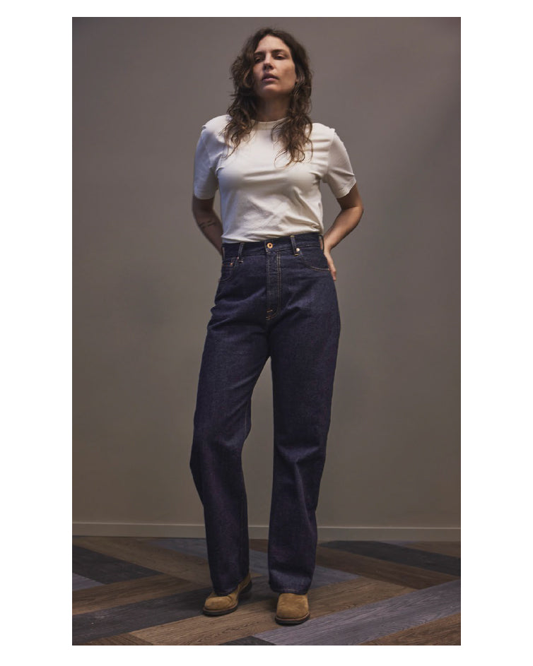 Indigofera Roslyn Jeans, Vintage 70's Denim, Rinse