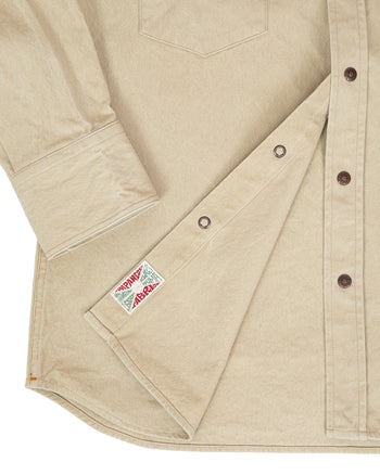 Indigofera Ryman Roxboro Canvas Shirt, Ecru