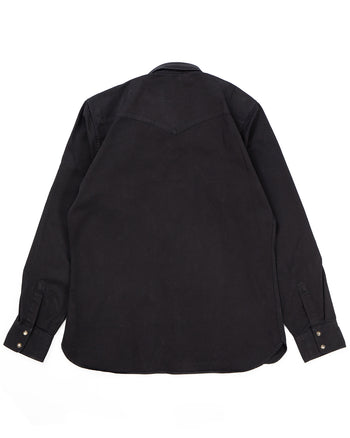 Indigofera Sideras Shirt, Cotton Twill, Black