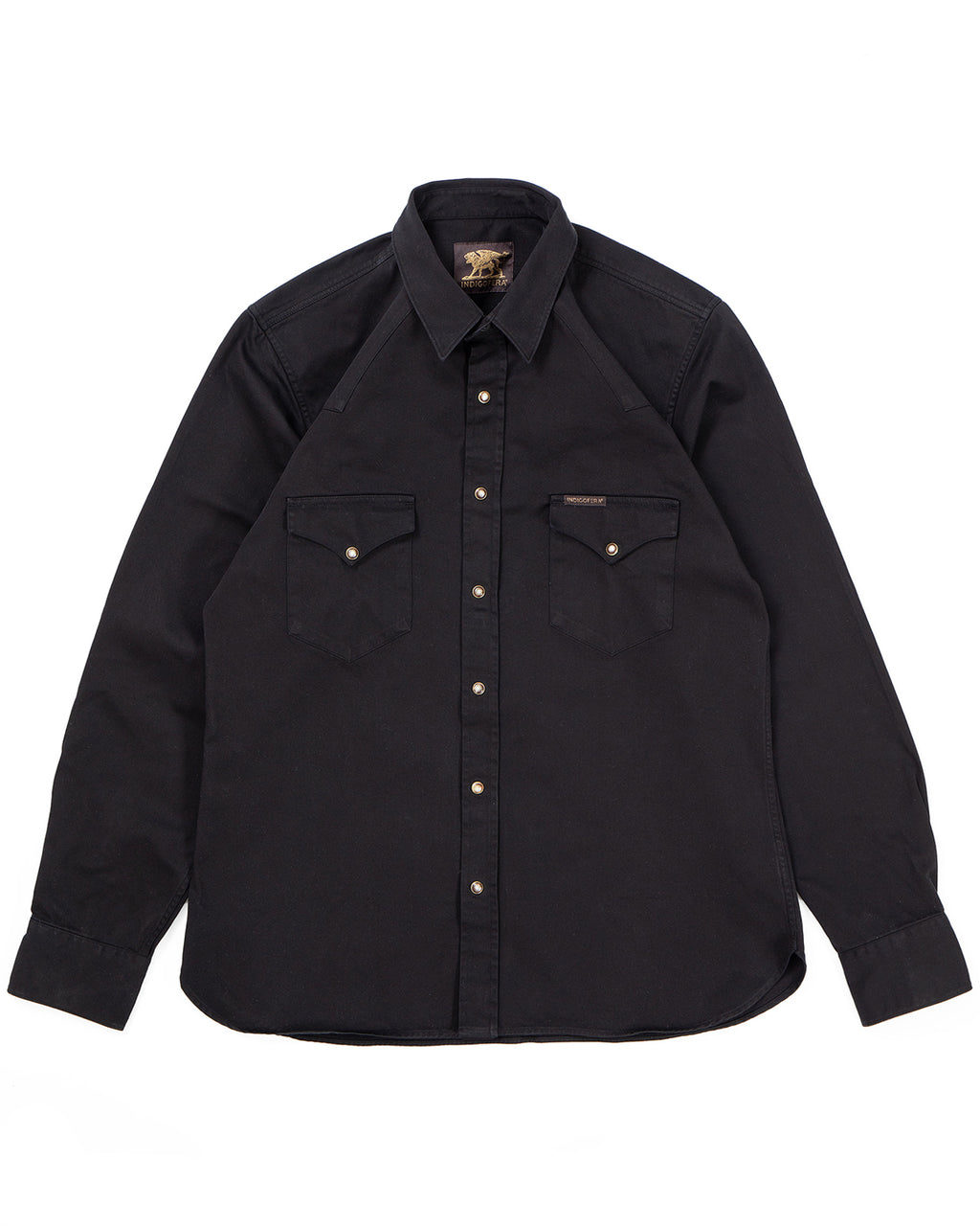 Indigofera Sideras Shirt, Cotton Twill, Black