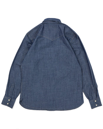Indigofera Sideras Shirt, Indigo Chambray