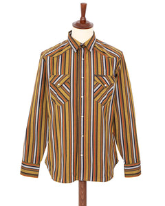 Indigofera Sideras Shirt, Cotton Stripe, Multicolor