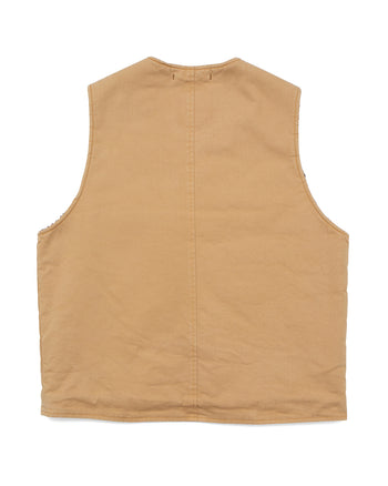 Indigofera Tectonic Vest, Uneven Twill, Beige