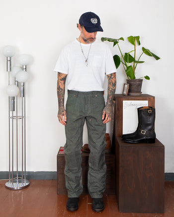Indigofera Wendell Pants, Coated Canvas