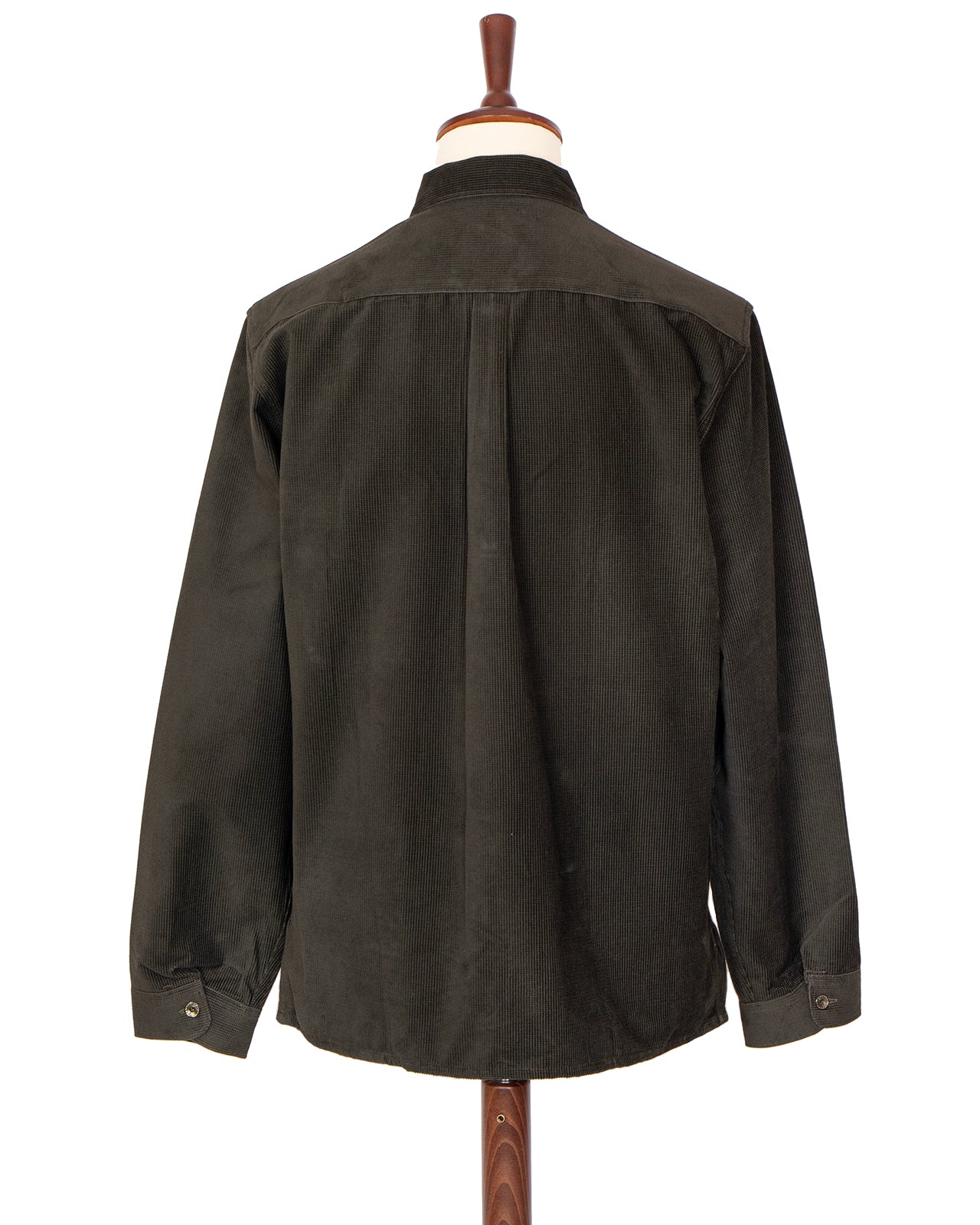 Indigofera Webster Shirt, Square Corduroy, Dark Green