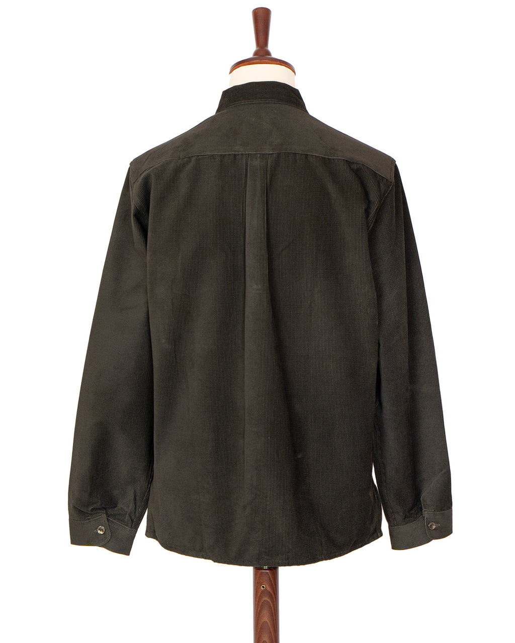 Indigofera Webster Shirt, Square Corduroy, Dark Green