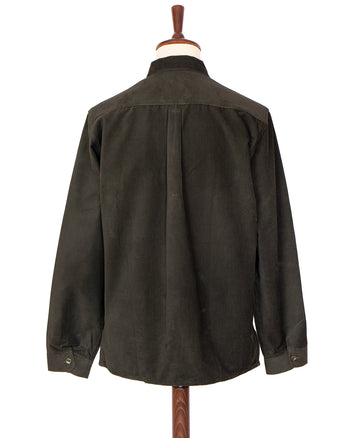 Indigofera Webster Shirt, Square Corduroy, Dark Green