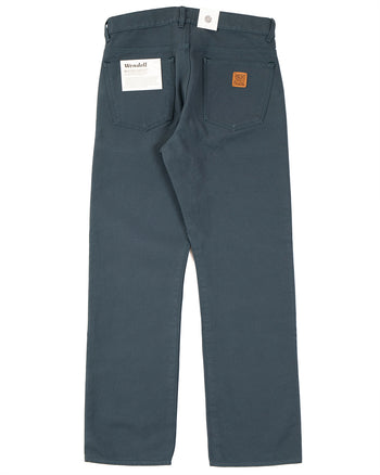 Indigofera Wendell Pants, Smithson Canvas, Petrol Rinse