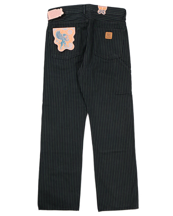 Indigofera Wendell Pants, Viridescent Stripe, Soaked