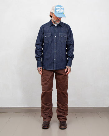 Indigofera Bowman Shirt, 50s Denim, Soaked