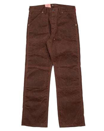 Indigofera Wendell Pants, Coated Canvas, Brown