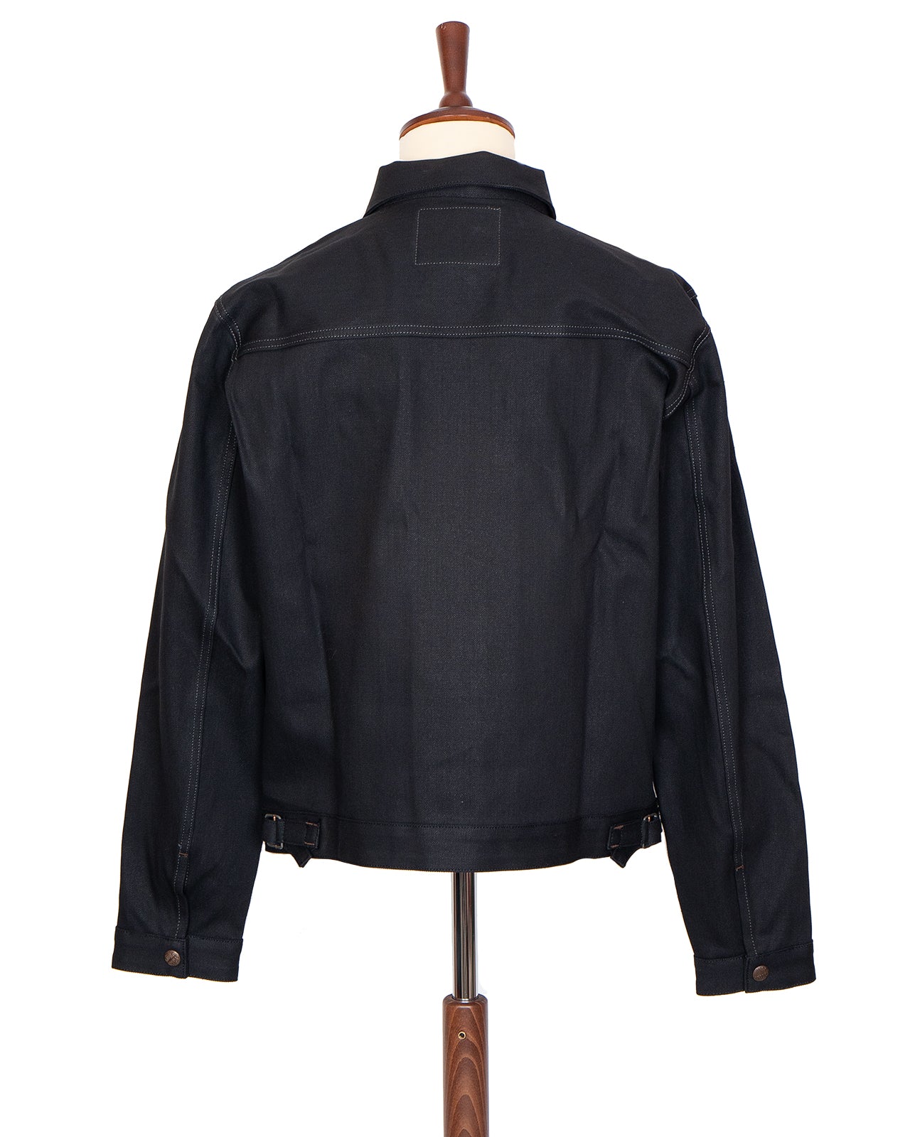 Indigofera Wibaux Jacket, Uneven Broken Twill, Black