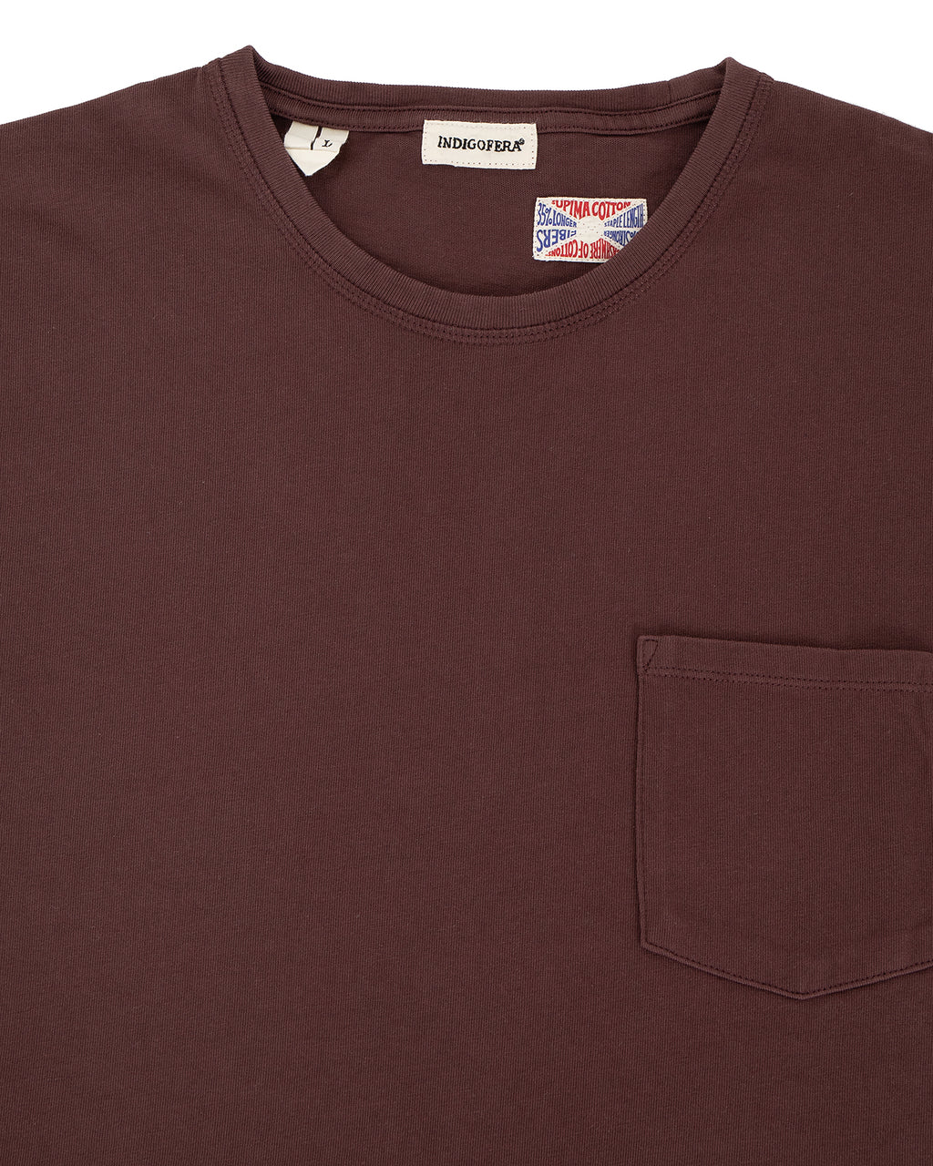 Indigofera Wilson T-Shirt, Crimson Dusk