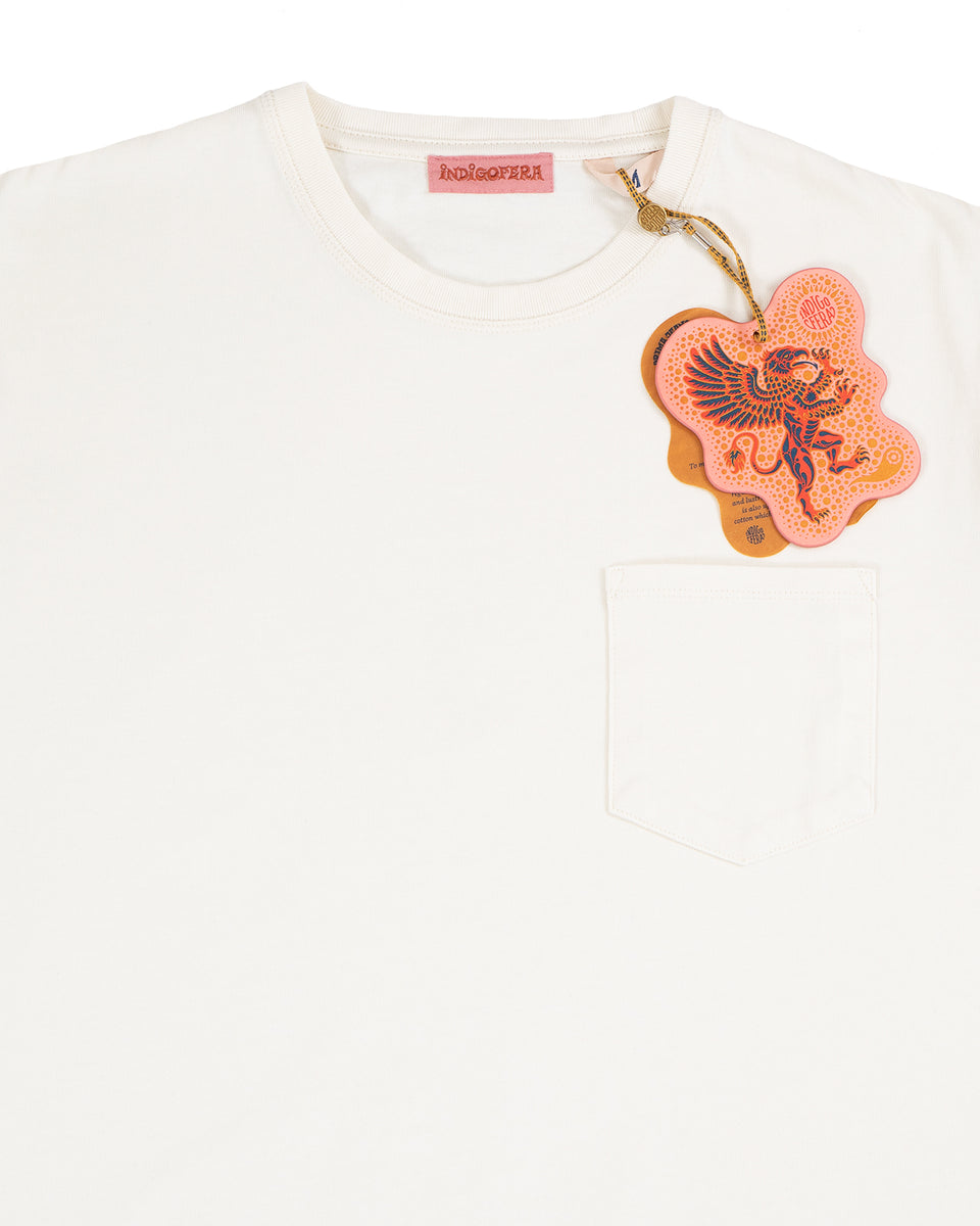 Indigofera Wilson T-Shirt, Cocatoo White