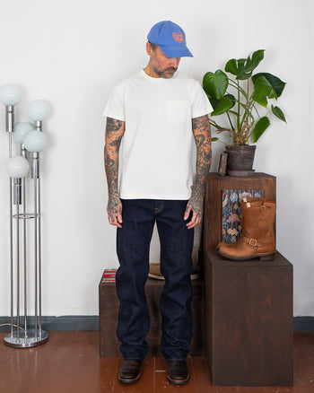 Indigofera Wilson T-Shirt, Cocatoo White