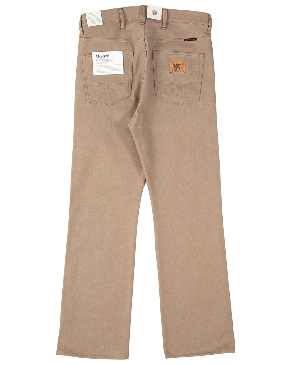 Indigofera Wyatt Jeans, Khaki Dusk Denim