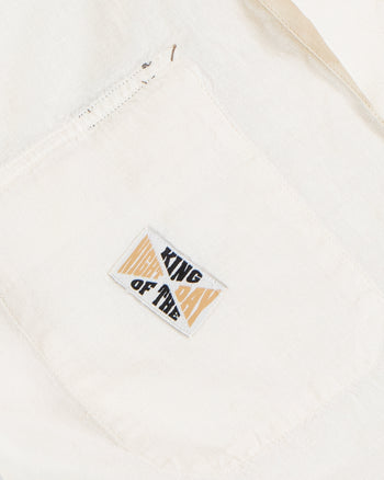 Indigofera x Mill Scale Javelina Shirt, Linen Canvas, Ecru