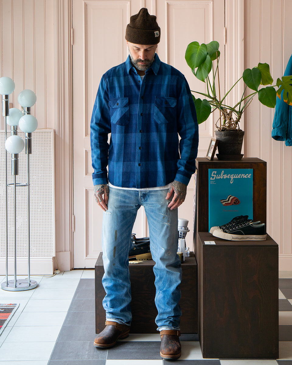 Indigofera Norris Shirt, Triple Indigo