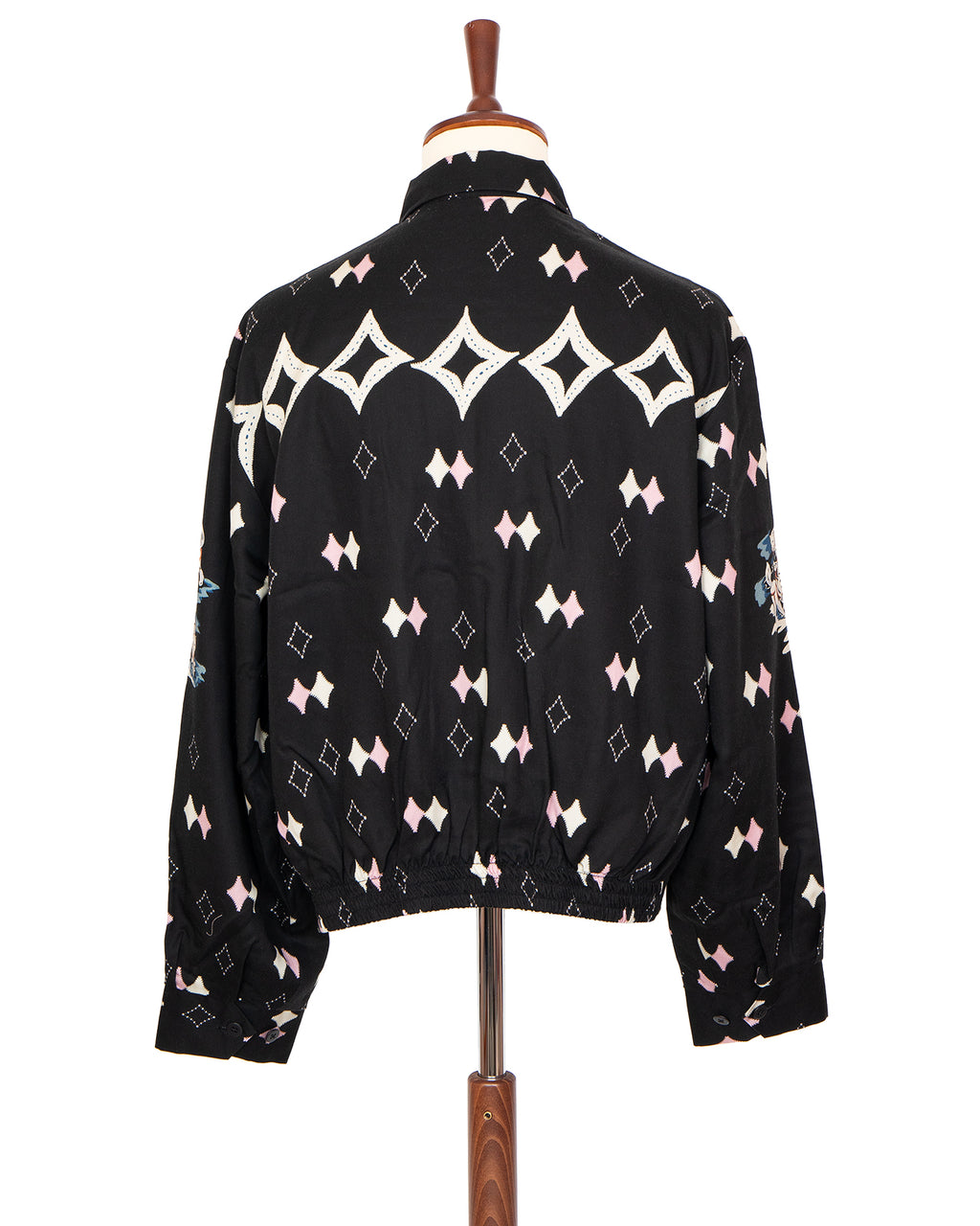 Kapital Rayon Twill Ainu Mosir Drizzler JKT, Black