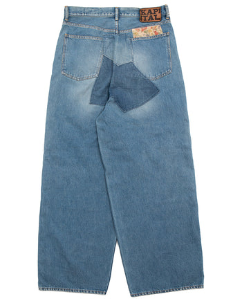 Kapital 14oz Denim 5P Baggy Pants, Bethal-Pal Remake