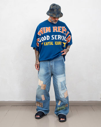 Kapital 14oz Denim 5P Baggy Pants, Bethal-Pal Remake