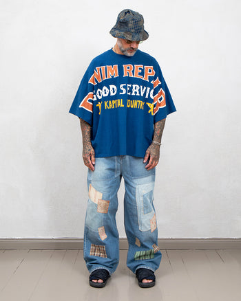 Kapital 14oz Denim 5P Baggy Pants, Bethal-Pal Remake