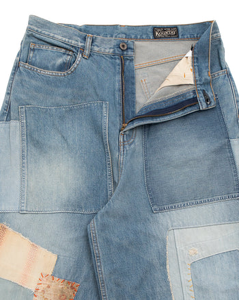Kapital 14oz Denim 5P Baggy Pants, Bethal-Pal Remake