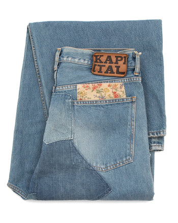 Kapital 14oz Denim 5P Baggy Pants, Bethal-Pal Remake