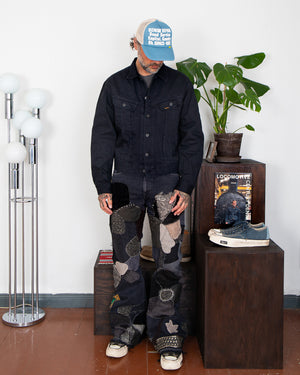 Kapital 14oz Black x Black Denim Westerner, Regular – Pancho And