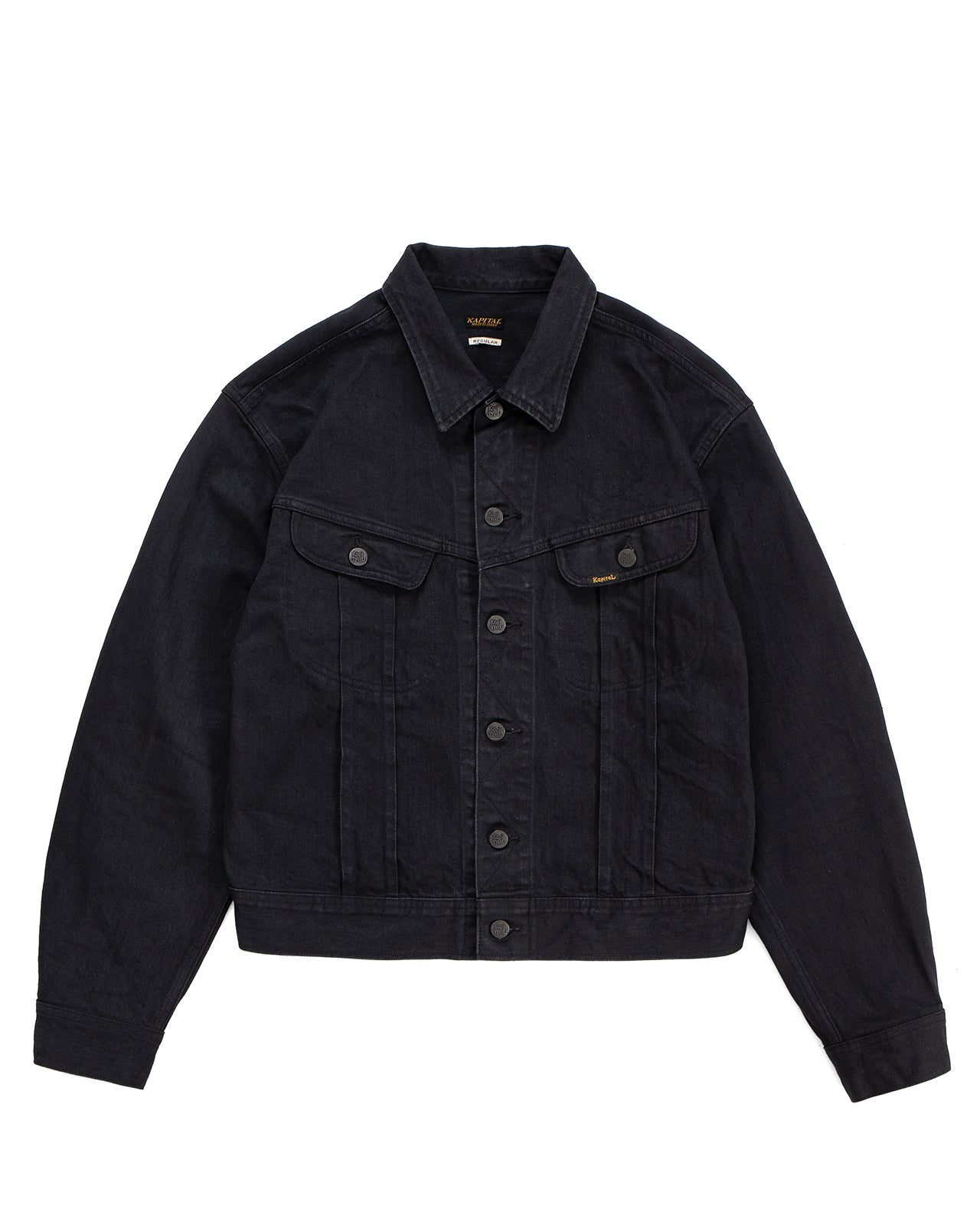 Kapital 14oz Black x Black Denim Westerner, Regular – Pancho And