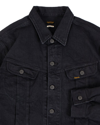 Kapital 14oz Black x Black Denim Westerner, Regular