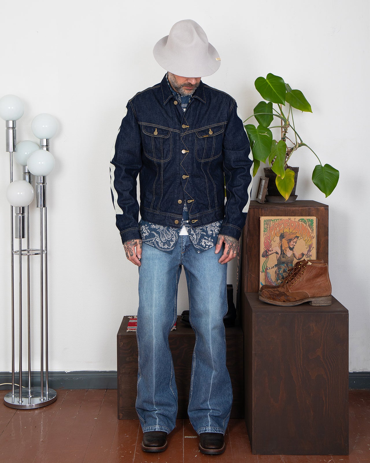 Kapital Mexican Tuxedo ボーン デニムジャケット Kapital 11.5oz Denim Mexican Tuxedo Westerner – Pancho And Lefty